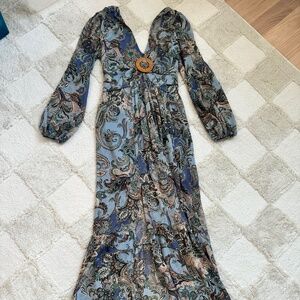 JESSICA SIMPSON DRESS CHIFFON LARGE